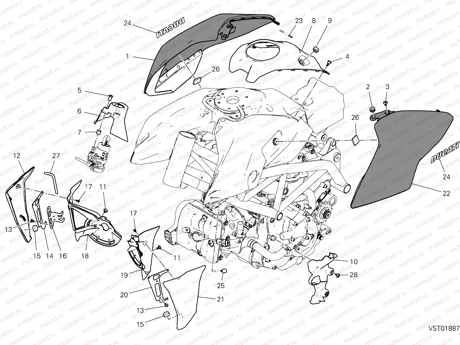 FAIRING [MOD:HYM 950;XST:AUS,EUR,GSO,ROK,TWN]