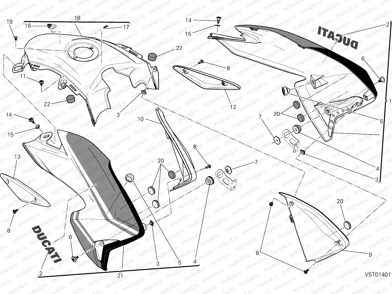 FAIRING [MOD:HYM-SP;XST:AUS,EUR,FRA,JAP]