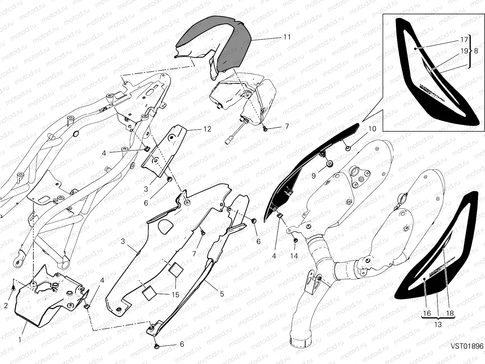 FAIRING [MOD:HYM950SP]