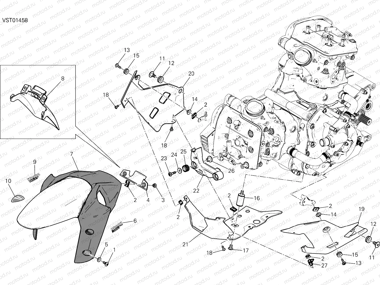 FAIRING [MOD:MS1200;XST:AUS,EUR,FRA,JAP]