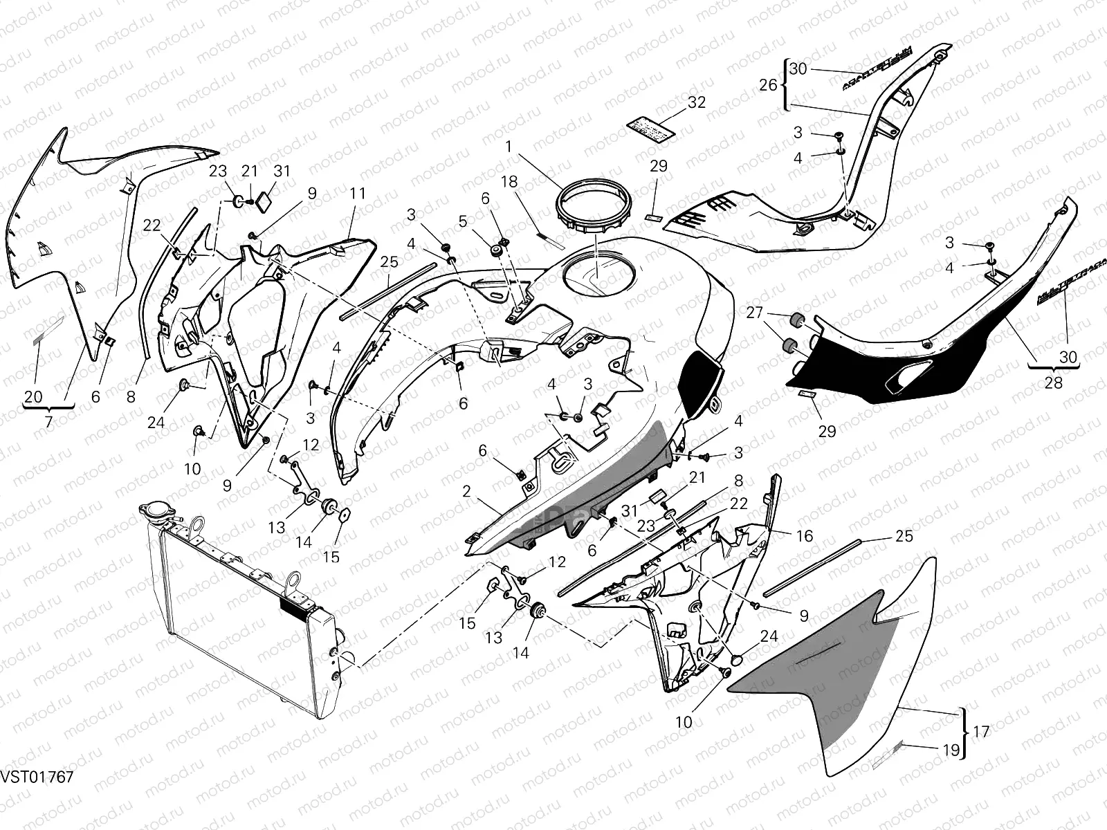 FAIRING [MOD:MS1260PP;XST:JAP]