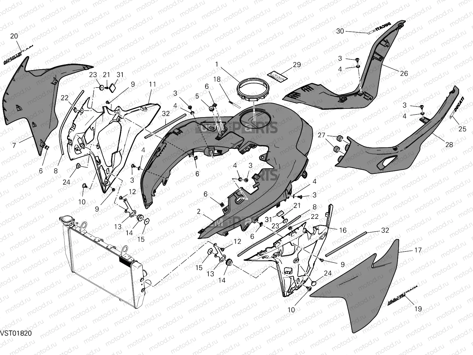 FAIRING [MOD:MS1260S;XST:JAP]