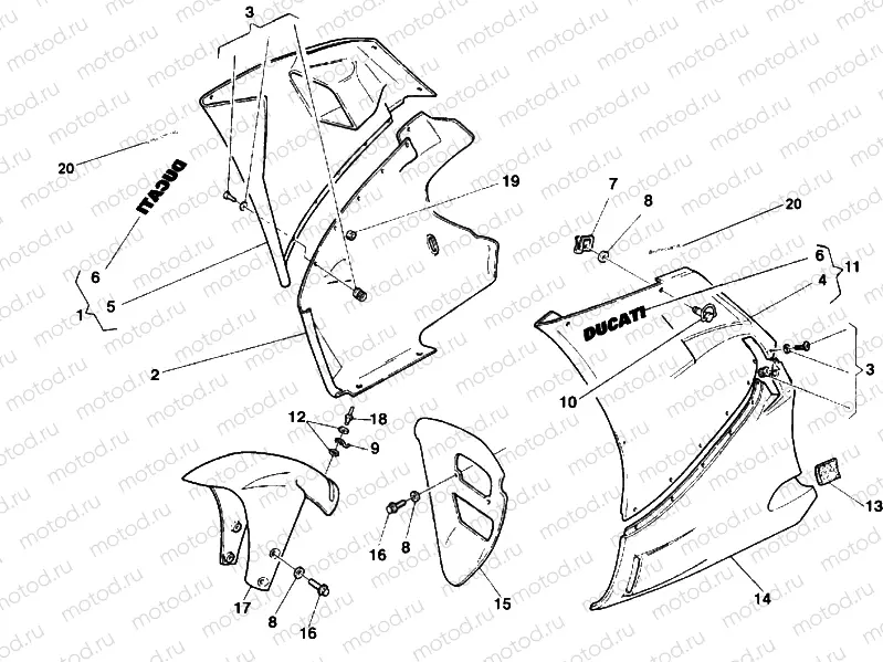 FAIRING » PLASTICS