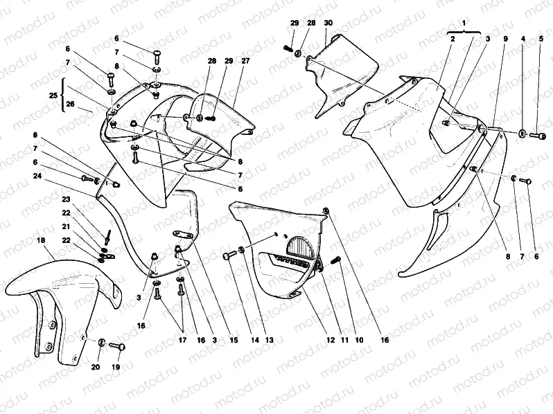 FAIRING » PLASTICS