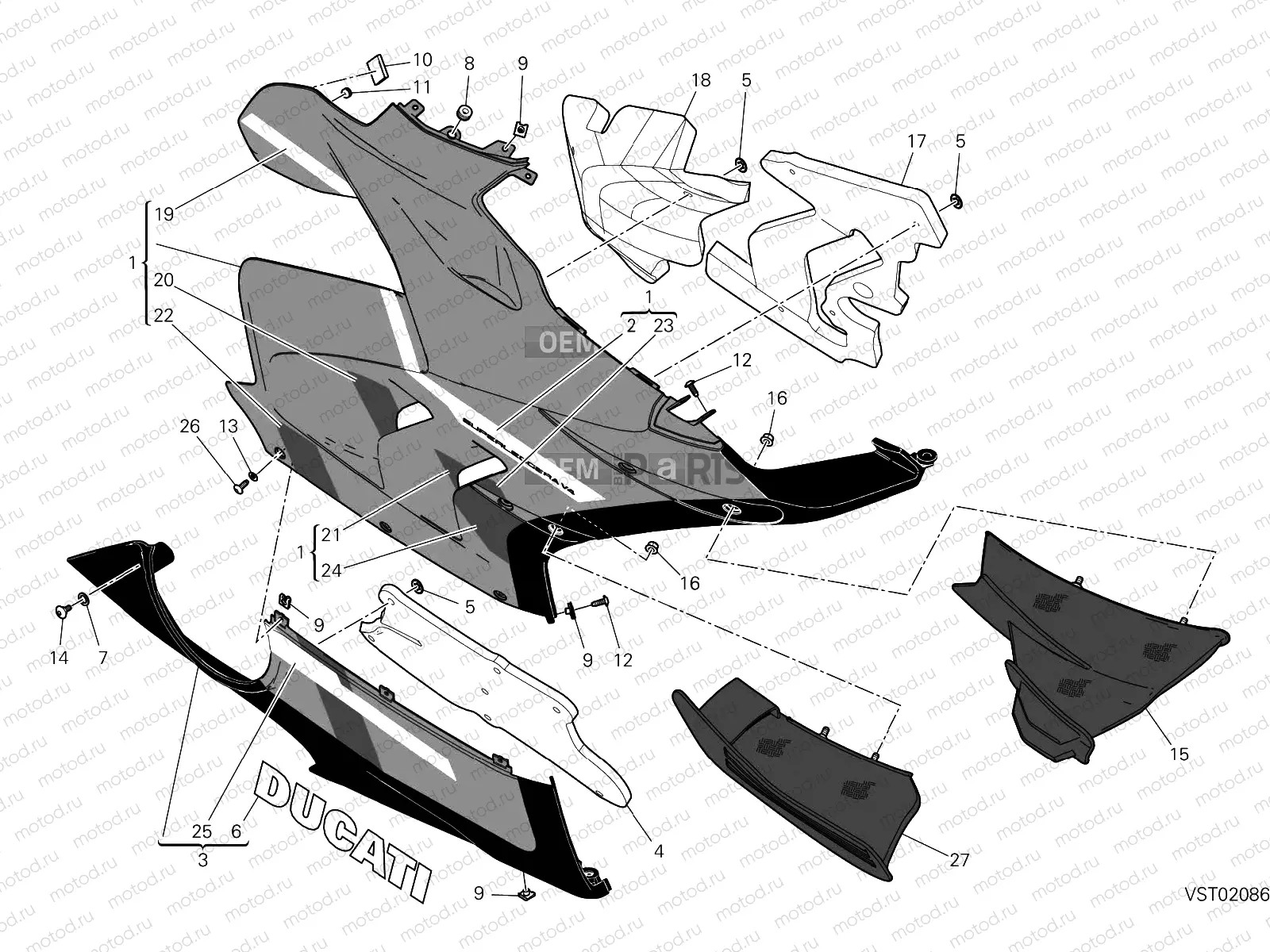FAIRING, RH [MOD:PANV4SL]