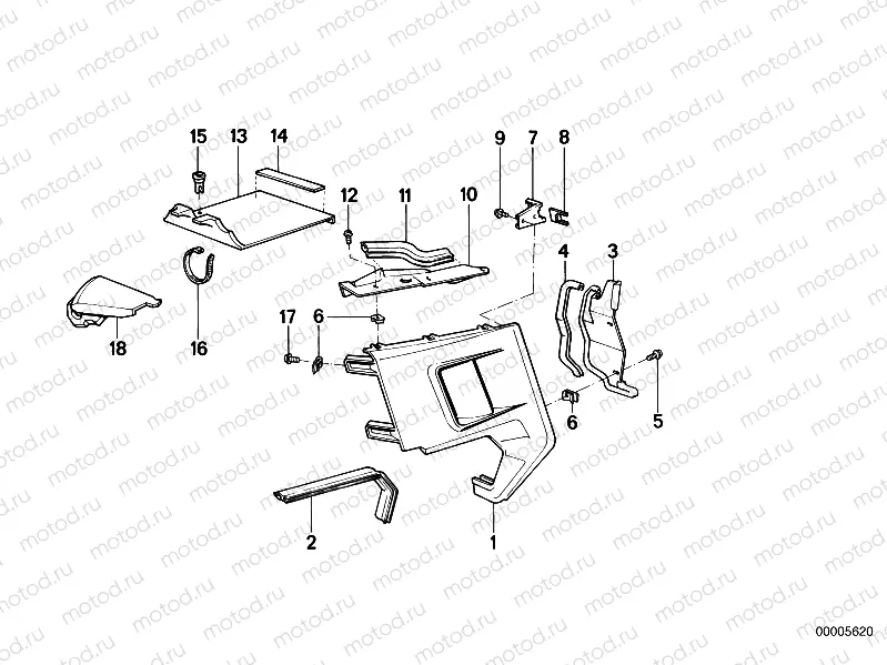 Fairing side section