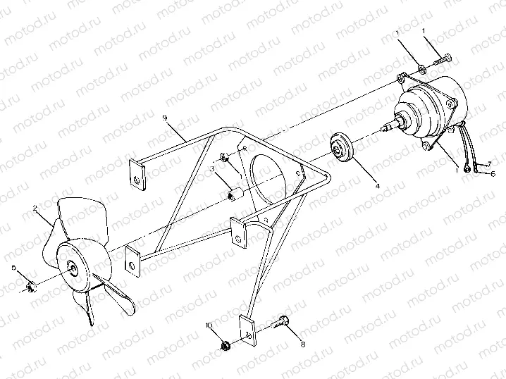Fan Assembly (4915951595007A) | Fan Assembly (4915951595007A)