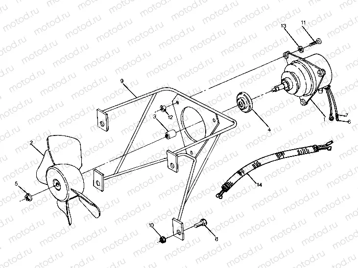 Fan Assembly (4916361636007A) | Fan Assembly (4916361636007A)