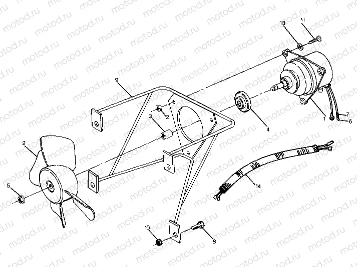 Fan Assembly (4917741774007A) | Fan Assembly (4917741774007A)