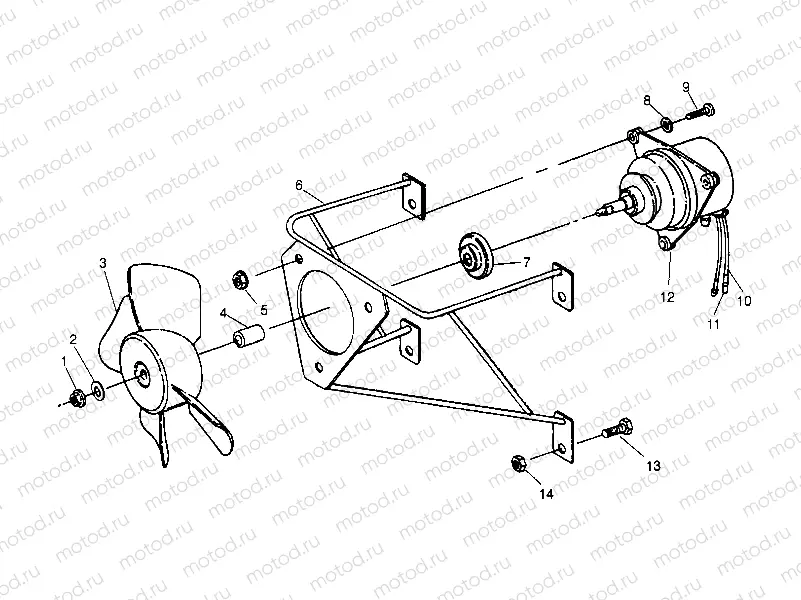 FAN ASSEMBLY 6x6 300 W948730 (4926792679D011) | FAN ASSEMBLY 6x6 300 W948730 (4926792679D011)