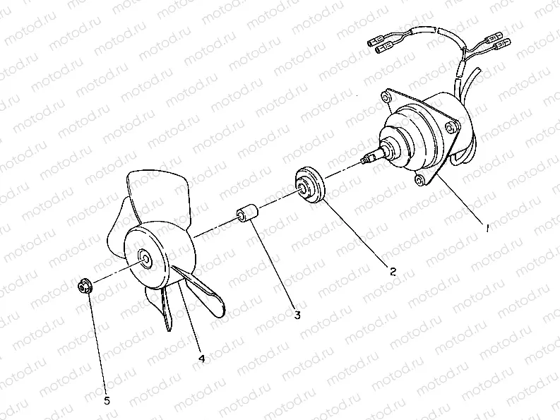 FAN MOTOR 250 4X4 - Update (4919791979049A) | FAN MOTOR 250 4X4 - Update (4919791979049A)