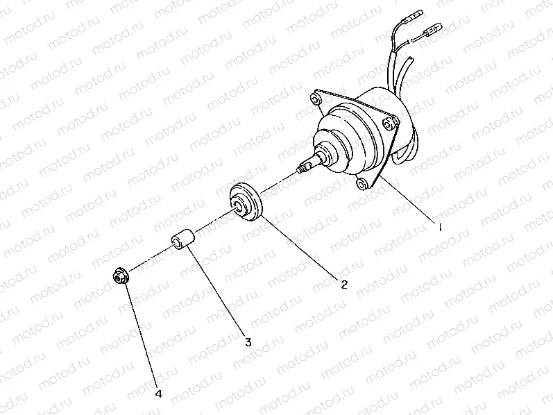 FAN MOTOR 350 2X4 / W927539 (4922882288039A) | FAN MOTOR 350 2X4 / W927539 (4922882288039A)