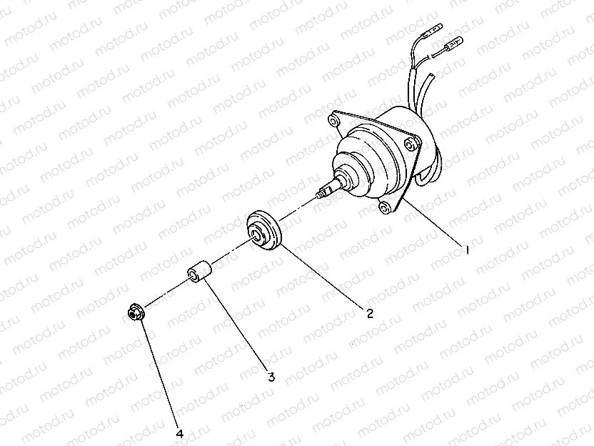 FAN MOTOR 350 4X4 - Update (4919831983050A) | FAN MOTOR 350 4X4 - Update (4919831983050A)