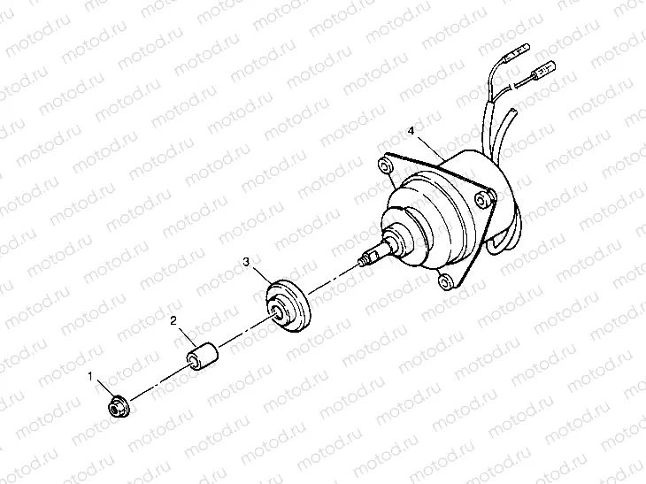 FAN MOTOR  4X4 400L W948140 (4926772677D006) | FAN MOTOR  4X4 400L W948140 (4926772677D006)