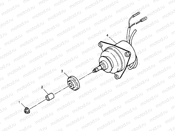 FAN MOTOR 6x6 400L W948740 (4926802680D014) | FAN MOTOR 6x6 400L W948740 (4926802680D014)