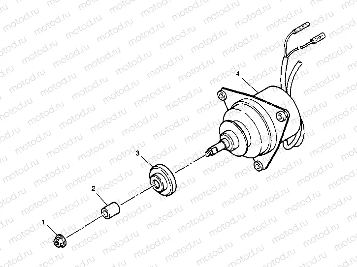 FAN MOTOR Sport 400L W948540 (4927232723D002) | FAN MOTOR Sport 400L W948540 (4927232723D002)