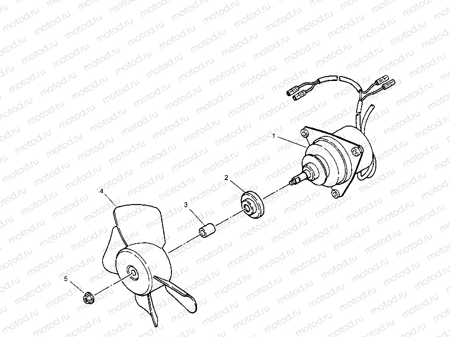 FAN MOTOR Trail Blazer W957221 (4930363036C013) | FAN MOTOR Trail Blazer W957221 (4930363036C013)