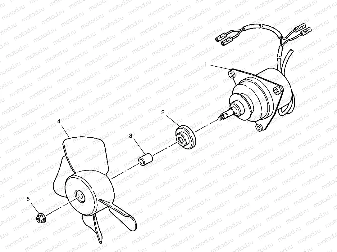 FAN MOTOR Trail Boss W958527 (4930323032C014) | FAN MOTOR Trail Boss W958527 (4930323032C014)