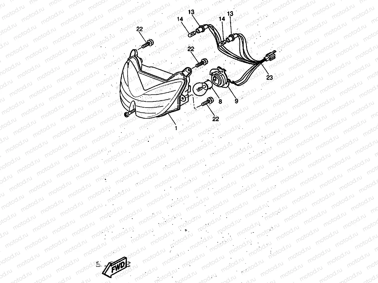 FARO DELANTERO