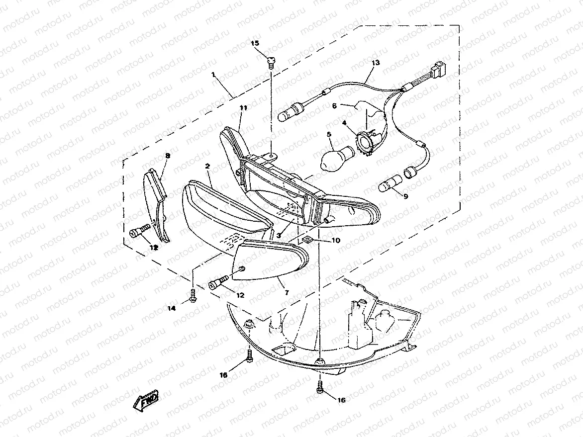 FARO DELANTERO