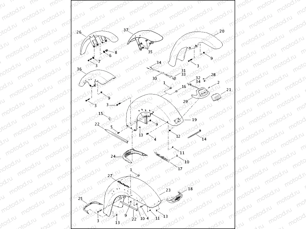 FENDER, FRONT (2 OF 2)