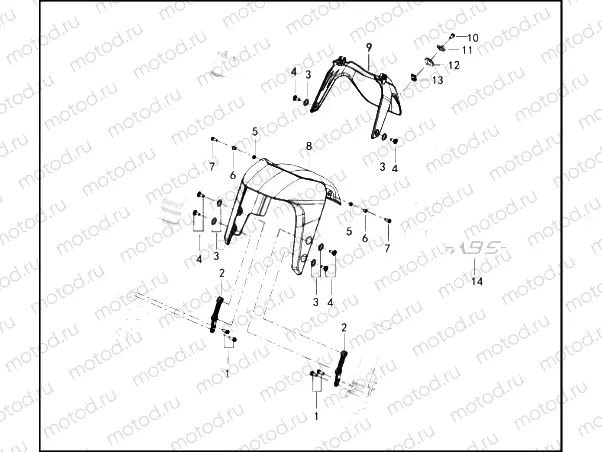 FENDER, FRONT (CHINESE)
