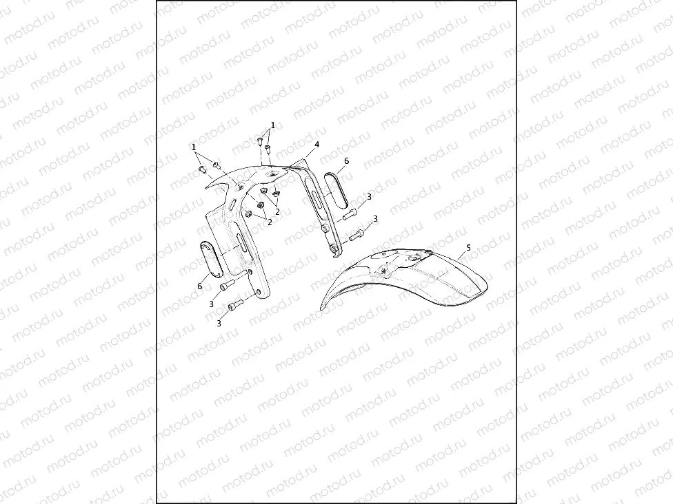 FENDER, FRONT, XG750A