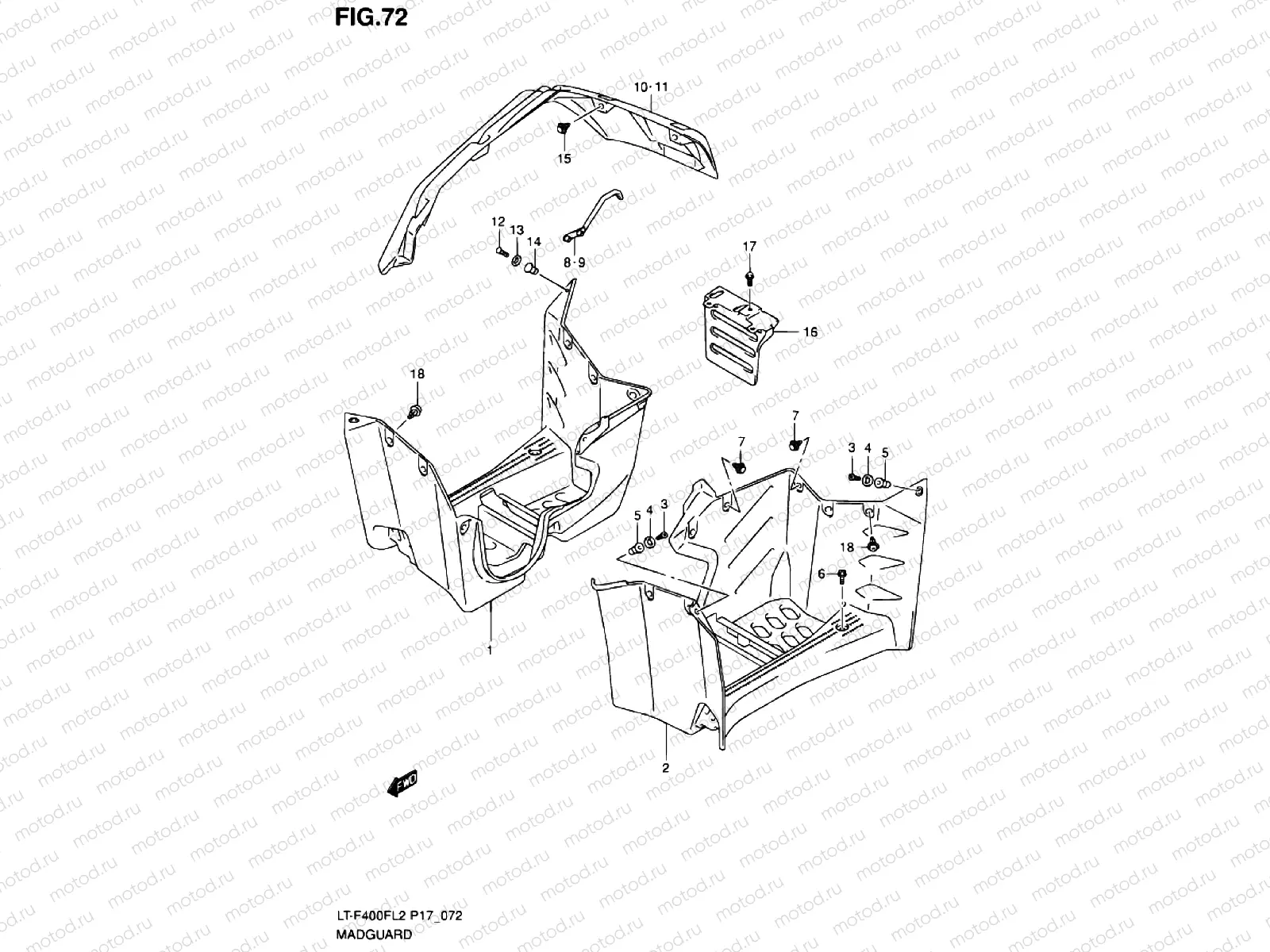 FENDER (LT-F400FZL2 P17)