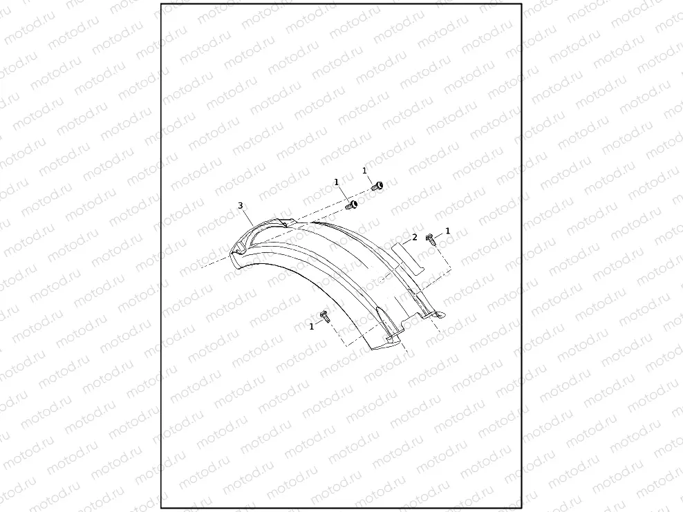 FENDER, REAR