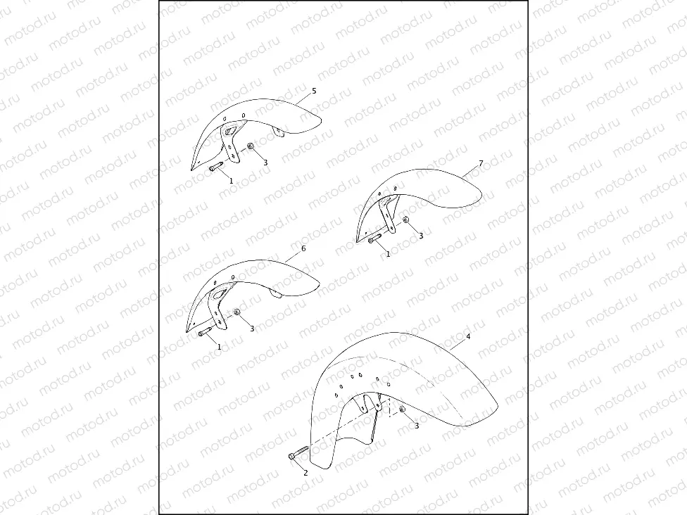 FENDERS, FRONT