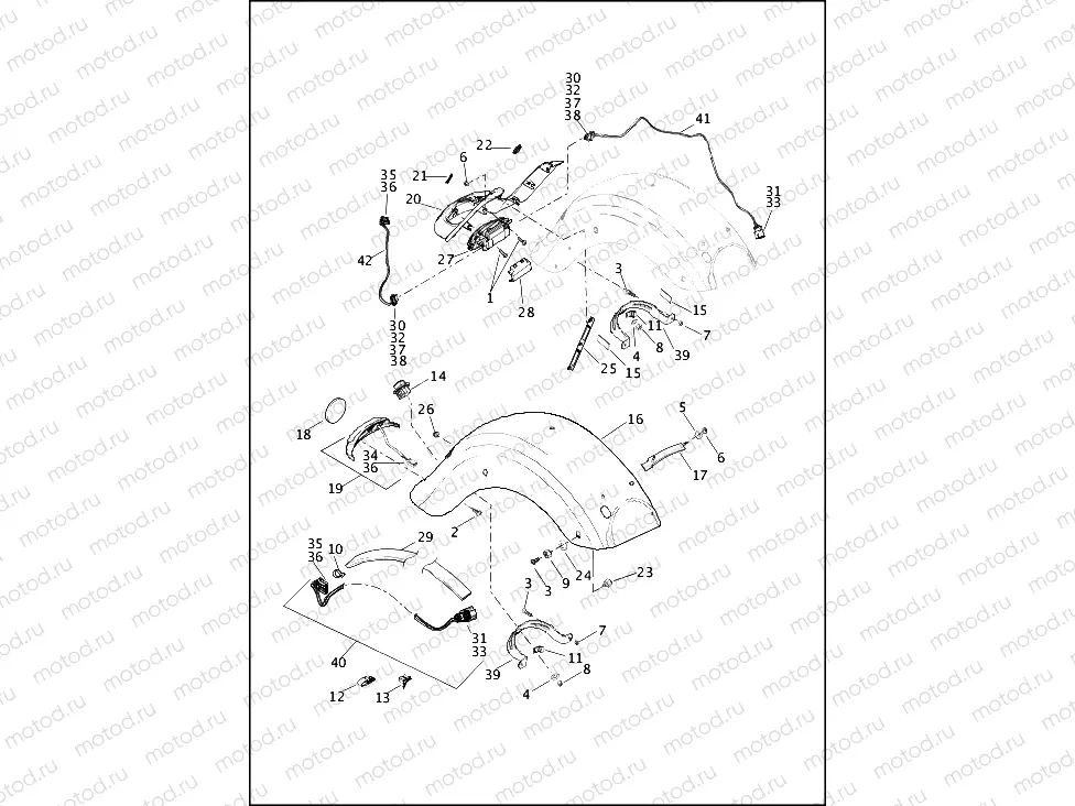 FENDERS, REAR (1 OF 2)