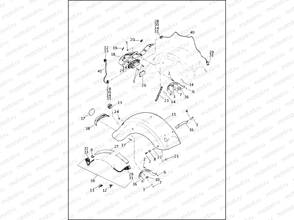 FENDERS, REAR (2 OF 2)