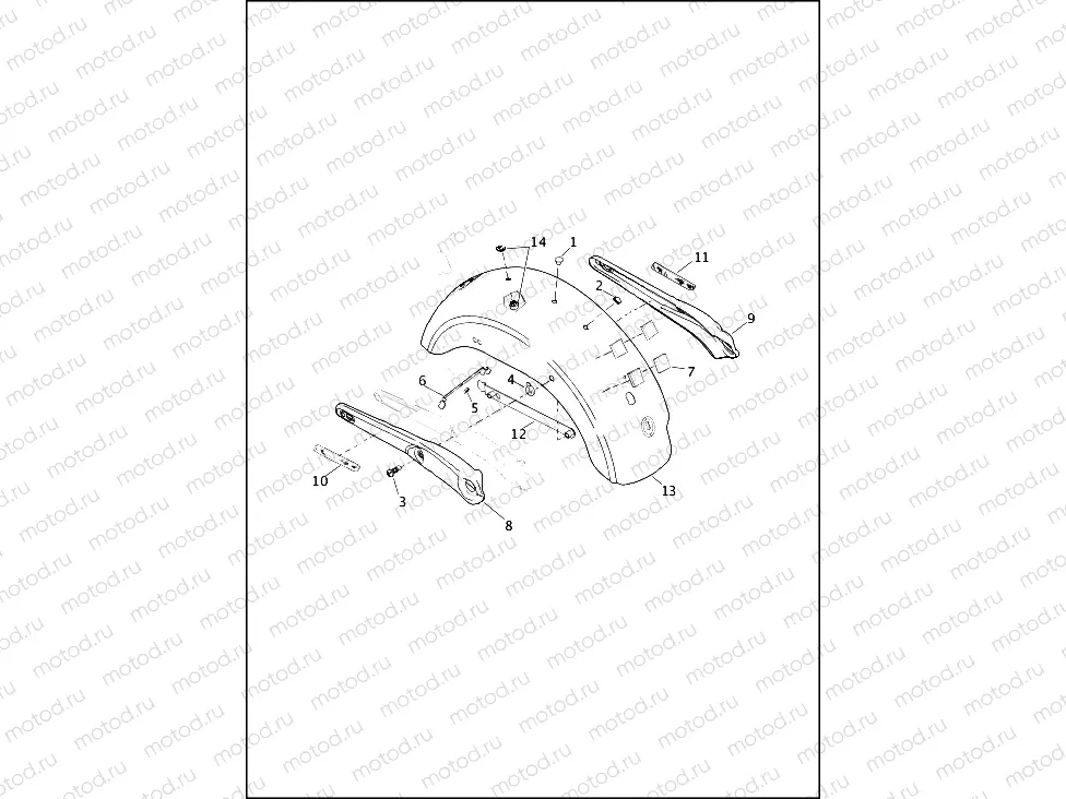 FENDERS, REAR - FXDL