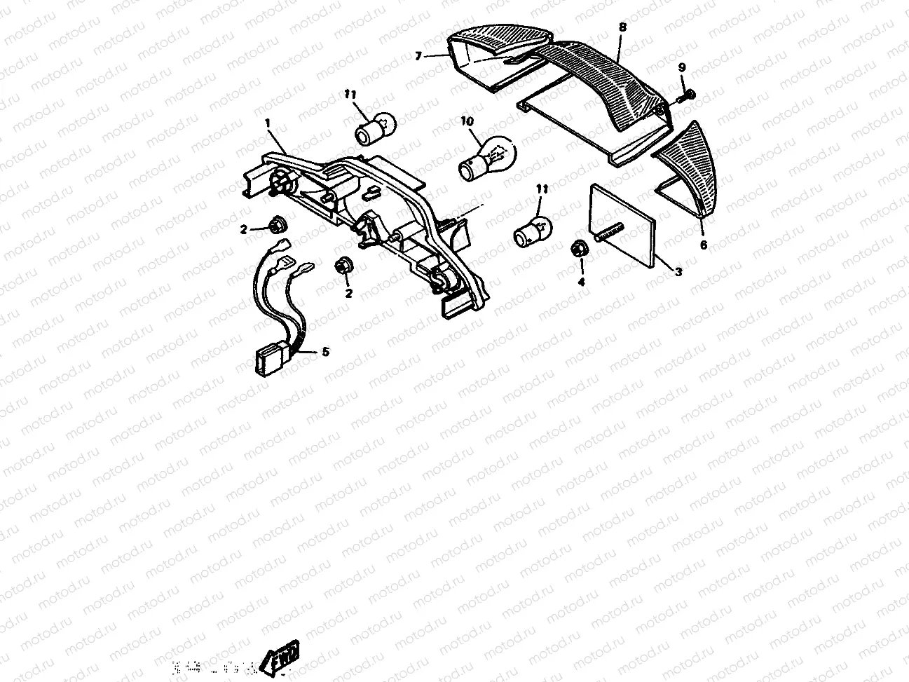 FEU ARRIERE