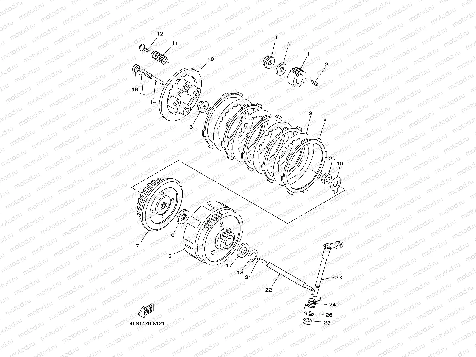 FIG. 13 CLUTCH