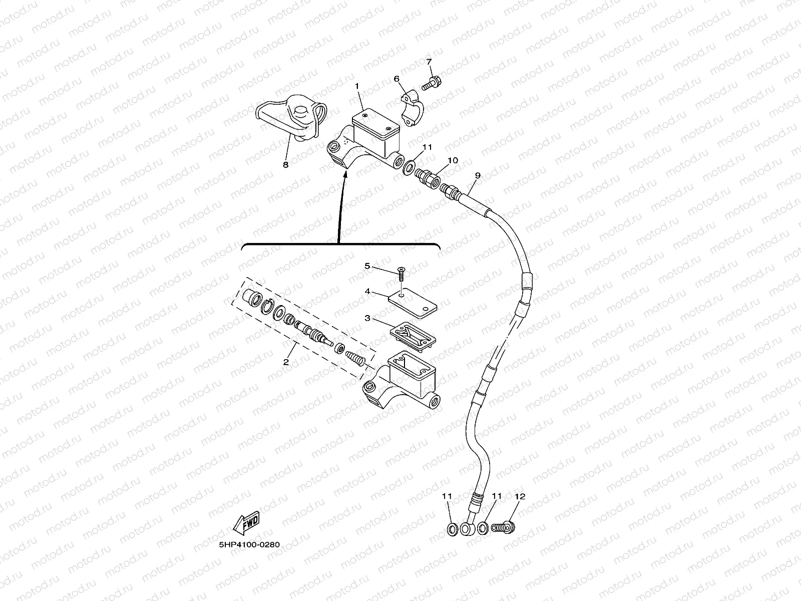 FIG. 32 FRONT MASTER CYLINDER