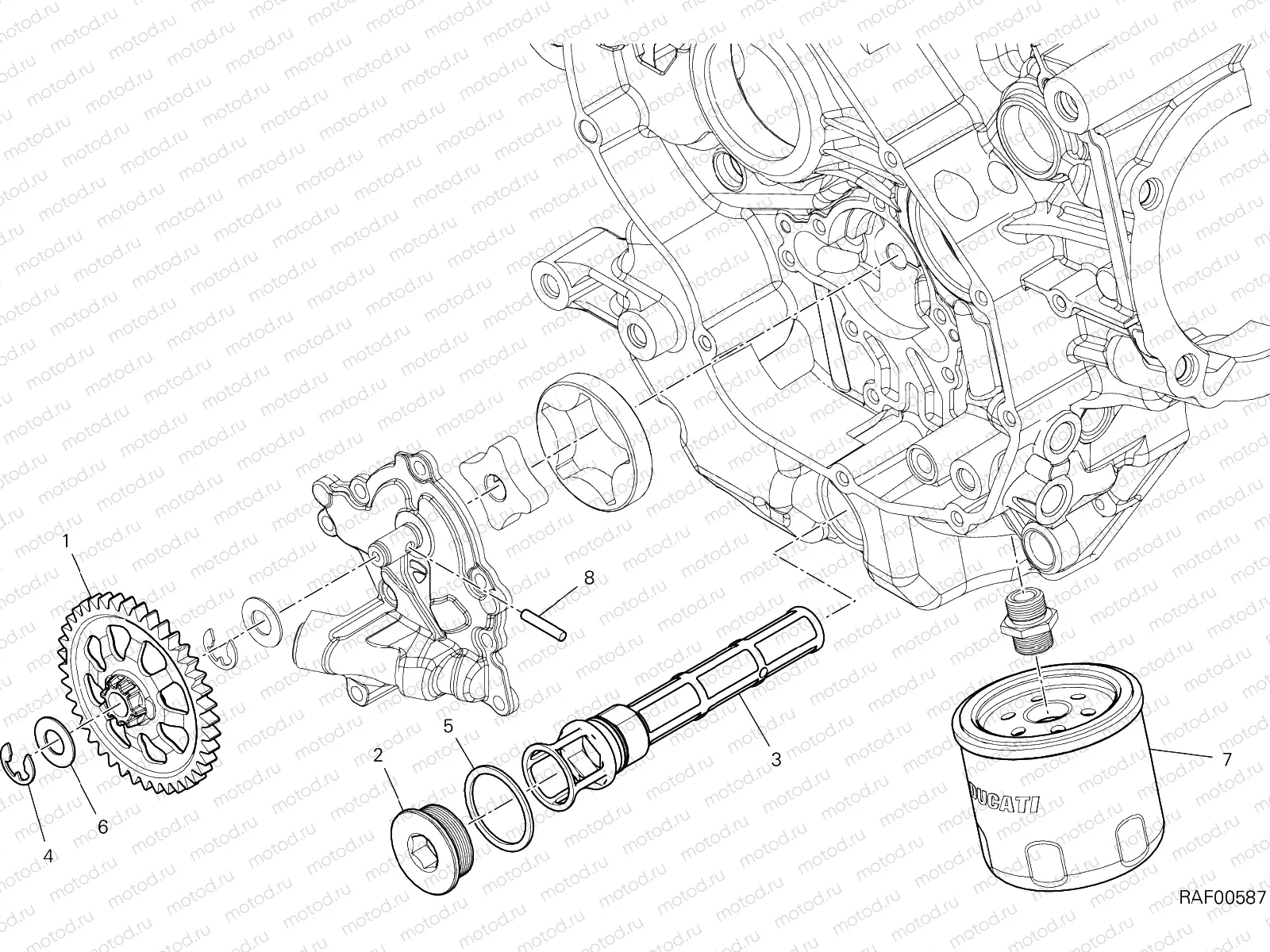FILTERS AND OIL PUMP
