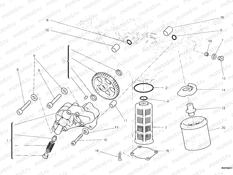 FILTERS AND OIL PUMP » LUBRICATION SYSTEM