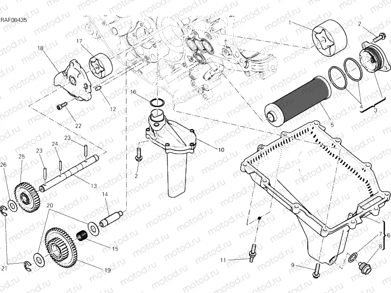 FILTERS AND OIL PUMP » LUBRICATION SYSTEM