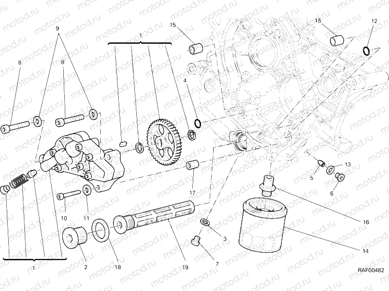 FILTERS AND OIL PUMP » LUBRICATION SYSTEM
