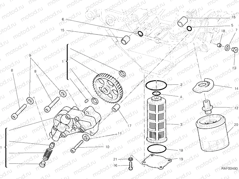 FILTERS AND OIL PUMP » LUBRICATION SYSTEM