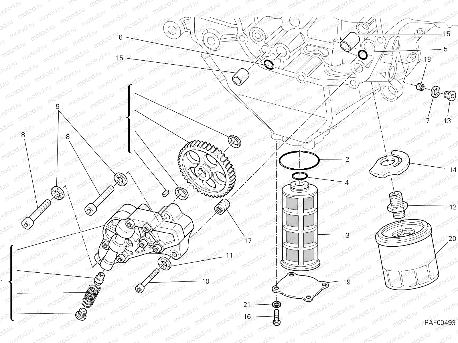 FILTERS AND OIL PUMP [MOD:DVL]