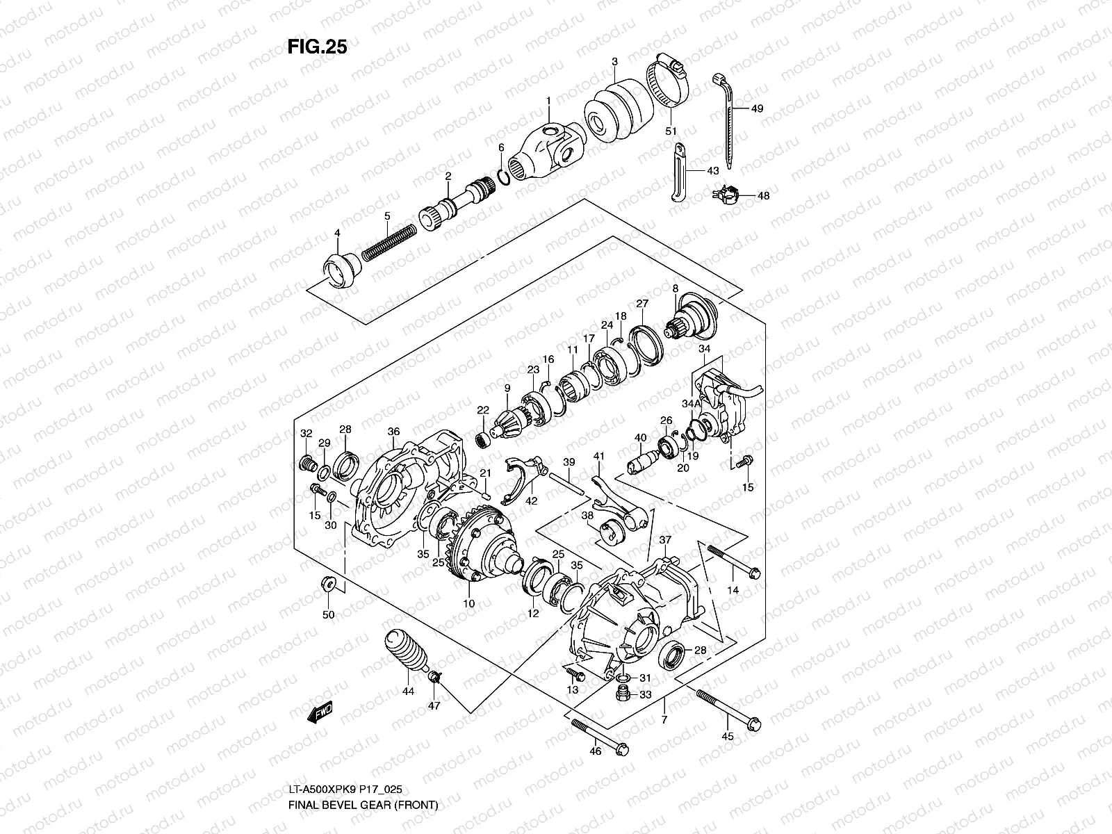 FINAL BEVEL GEAR (FRONT)