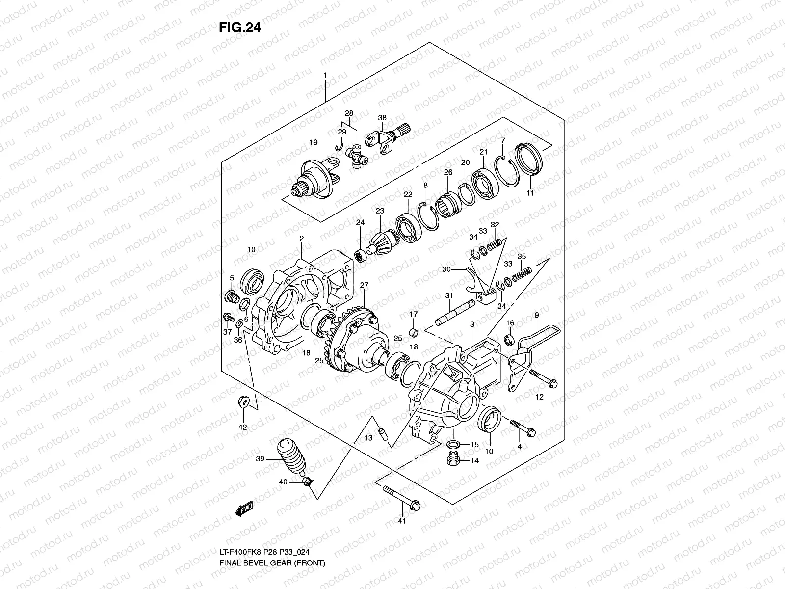 FINAL BEVEL GEAR (FRONT)