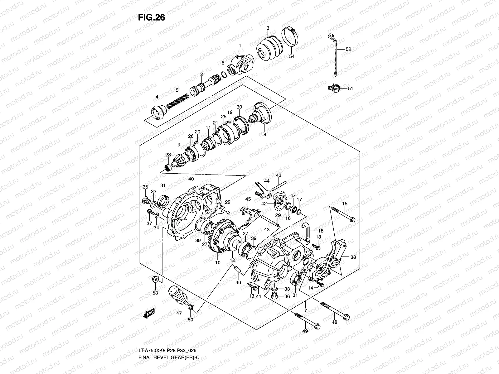FINAL BEVEL GEAR (FRONT)