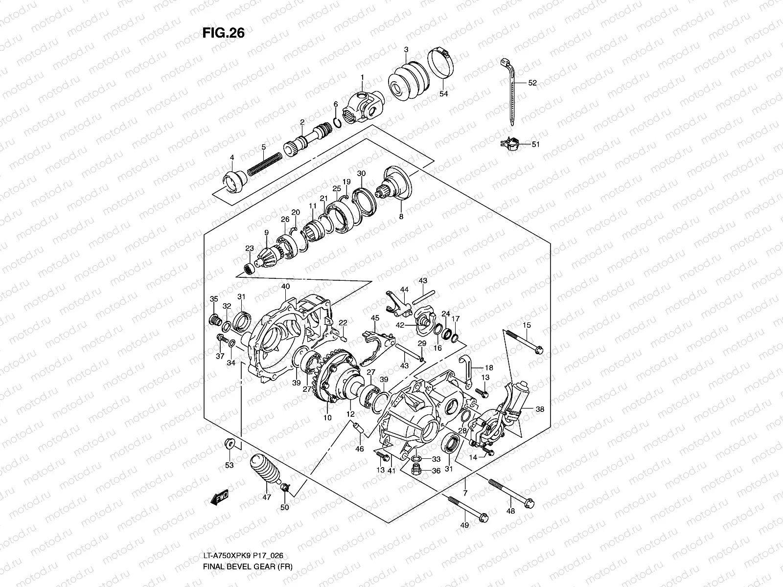 FINAL BEVEL GEAR (FRONT)