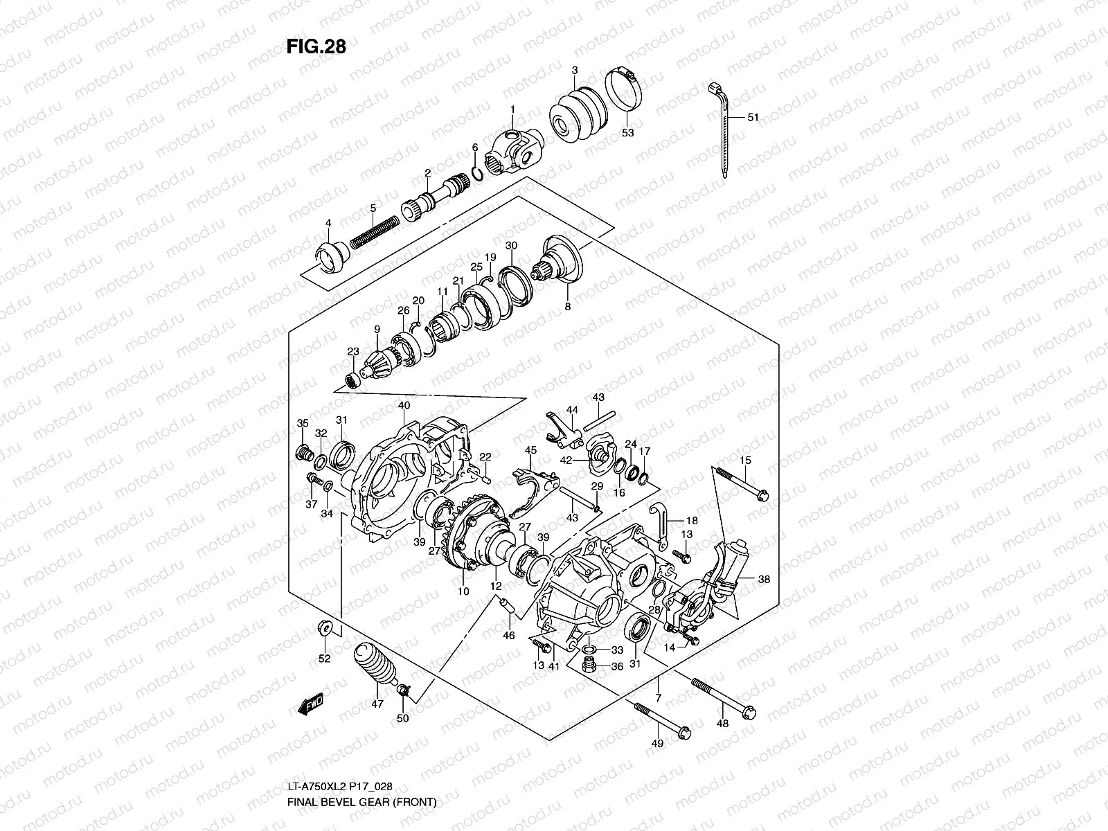 FINAL BEVEL GEAR (FRONT)