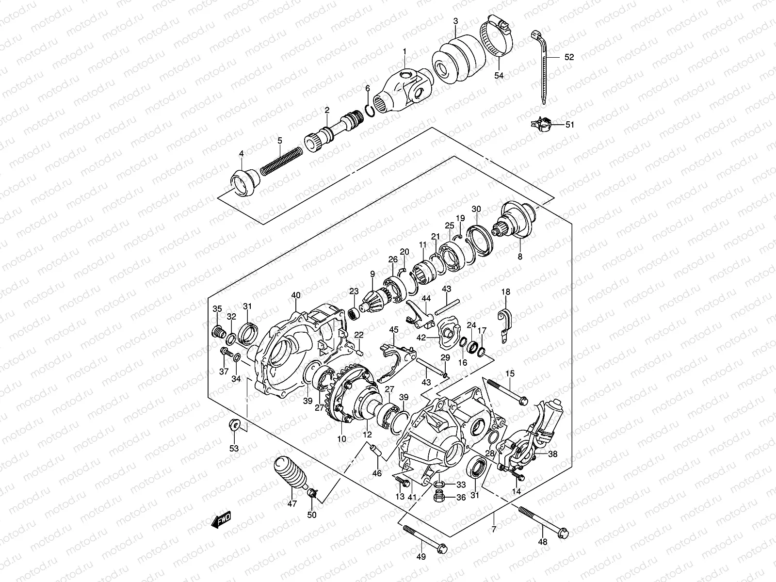 FINAL BEVEL GEAR (FRONT)