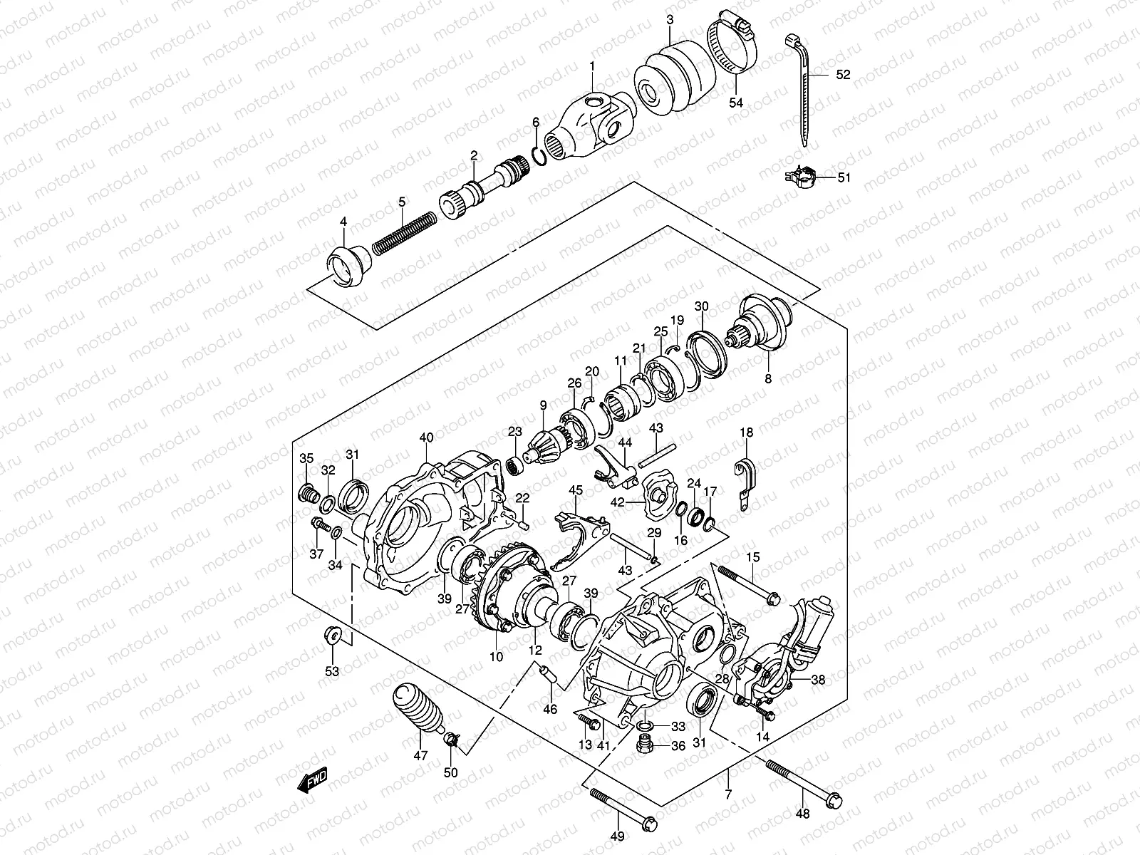 FINAL BEVEL GEAR (FRONT)