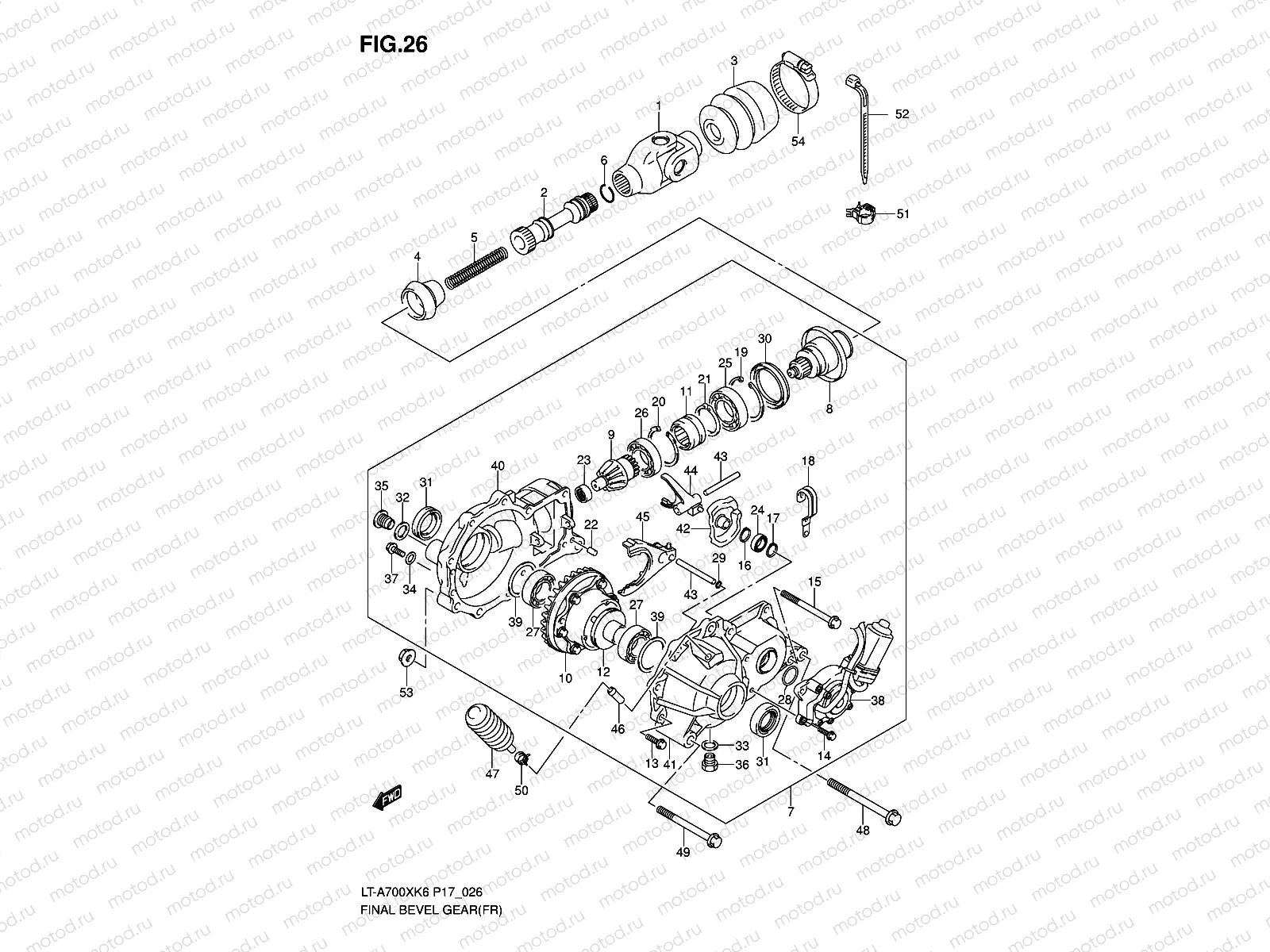 FINAL BEVEL GEAR (FRONT)